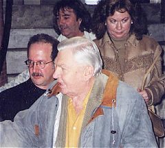 Andy leaving the Ryman Auditorium