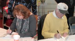 Betty Lynn and Howard Morris sign autographs