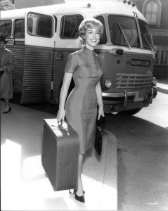 Barbara Eden on her way to Mayberry Days!