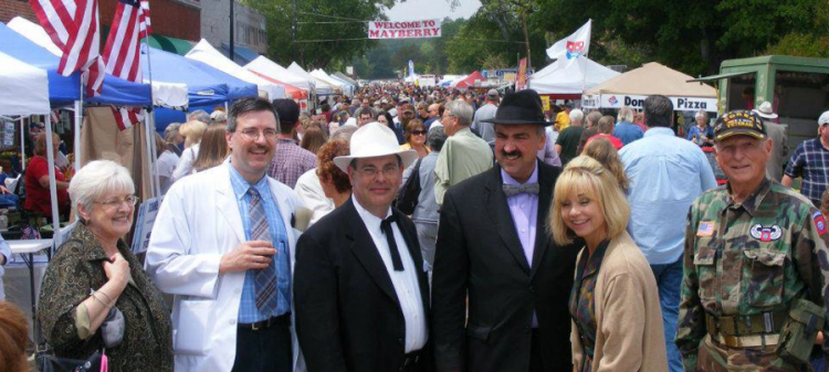 Some of the faces in the crowd at the Westminster festival in 2012.
